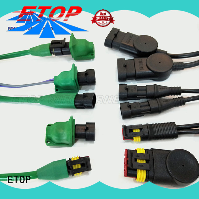 ETOP good quality overmolded connectors great for automobile industry