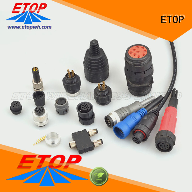 ETOP overmolded connectors perfect for auto industry