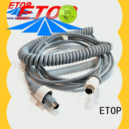 ETOP high performance custom molded cable assemblies suitable for medical machine