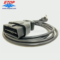 Right-angle HDMI to J1962 OBD2 Cable