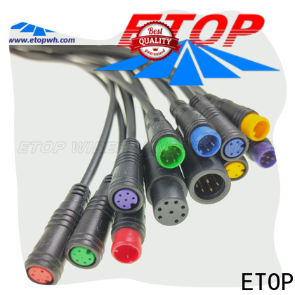 ETOP customized waterproof cable assembly best choice for automobile