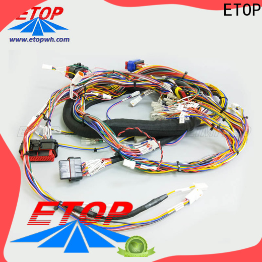 ETOP professional custom wiring harness ideal for auto industry