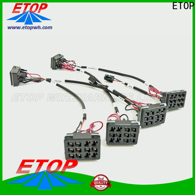 ETOP custom wire assemblies popular for game machine