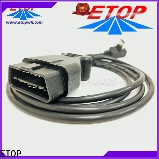 ETOP durable diagnostic cables widely applied for heavy truck