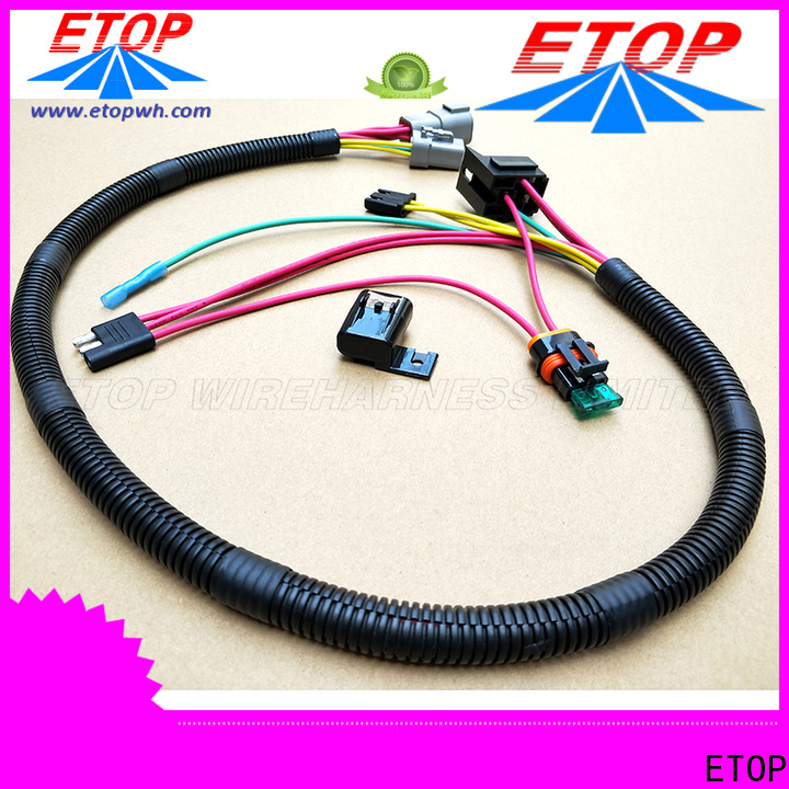 ETOP custom wiring harness great for automotive companies
