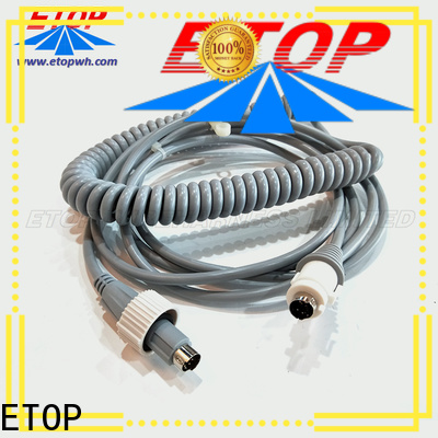 ETOP high performance custom molded cable assemblies very useful for medical machine