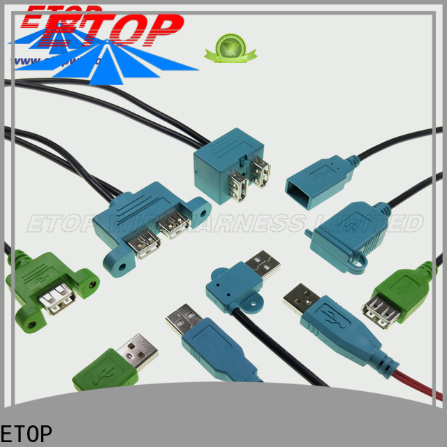 ETOP high tech molded cable assemblies widely employed for medical supplies
