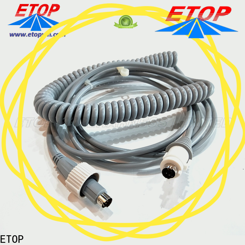 ETOP molded cable assemblies popular for medical machine