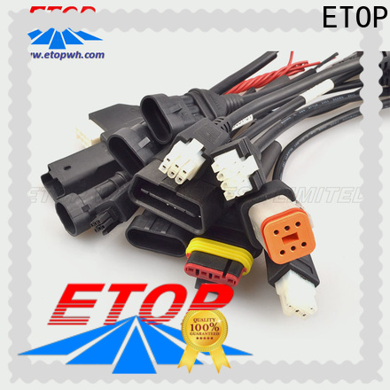 ETOP high performance overmolded connectors widely applied for automotive market