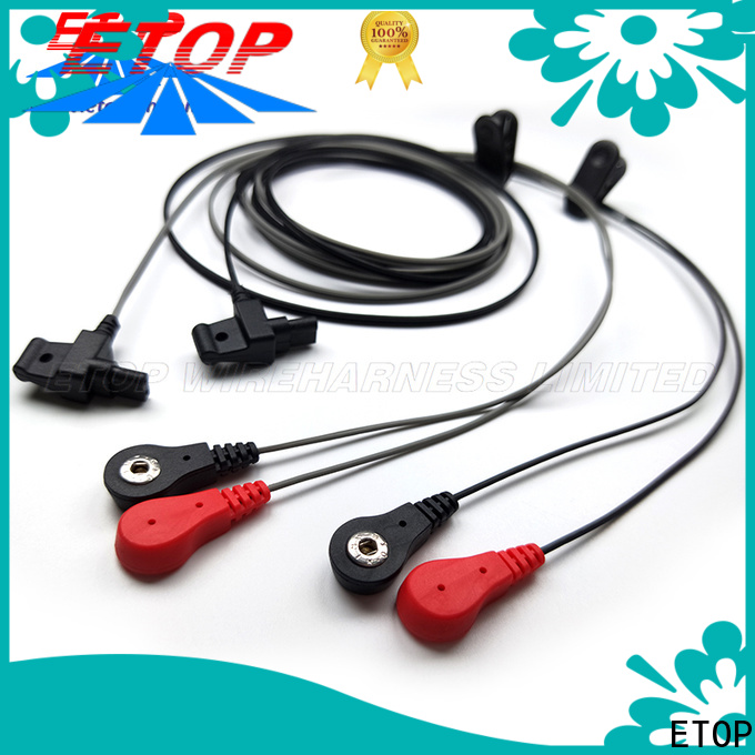 ETOP custom molded cable assemblies popular for medical equipment