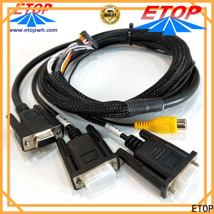 ETOP high performance molded cable assemblies widely employed for medical machine
