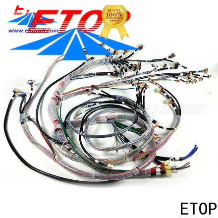 ETOP power custom cable assemblies popular for game machine manufacturer
