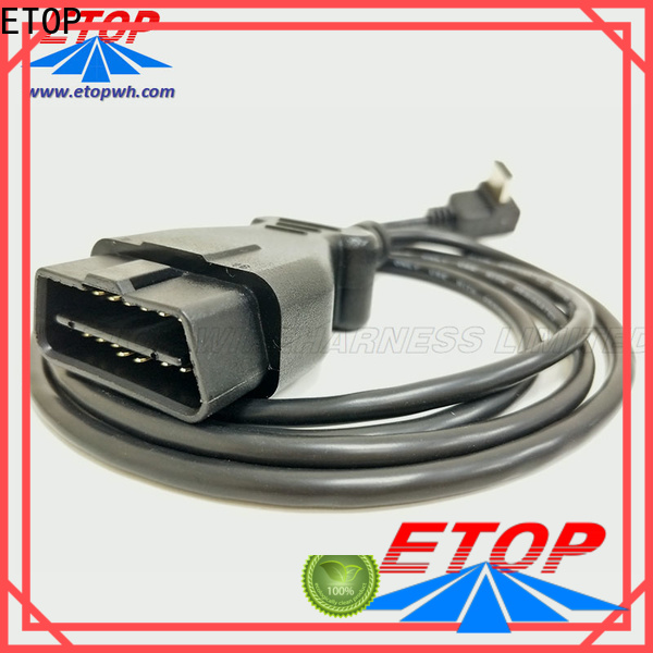ETOP durable diagnostic connectors excellent for vehicle diagnostic system