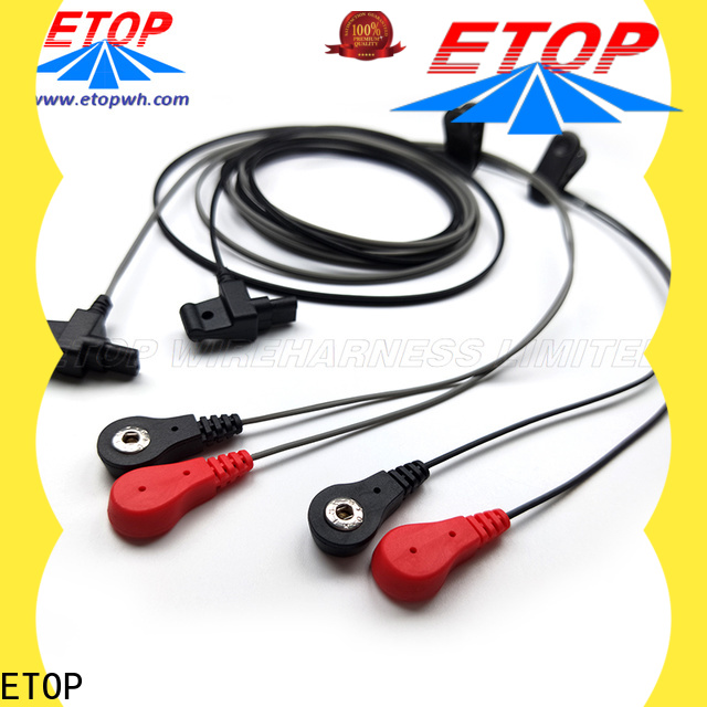 ETOP customized molded cable assemblies excellent for medical supplies