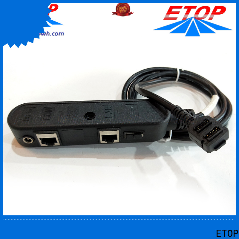 ETOP custom molded cable assemblies very useful for medical equipment