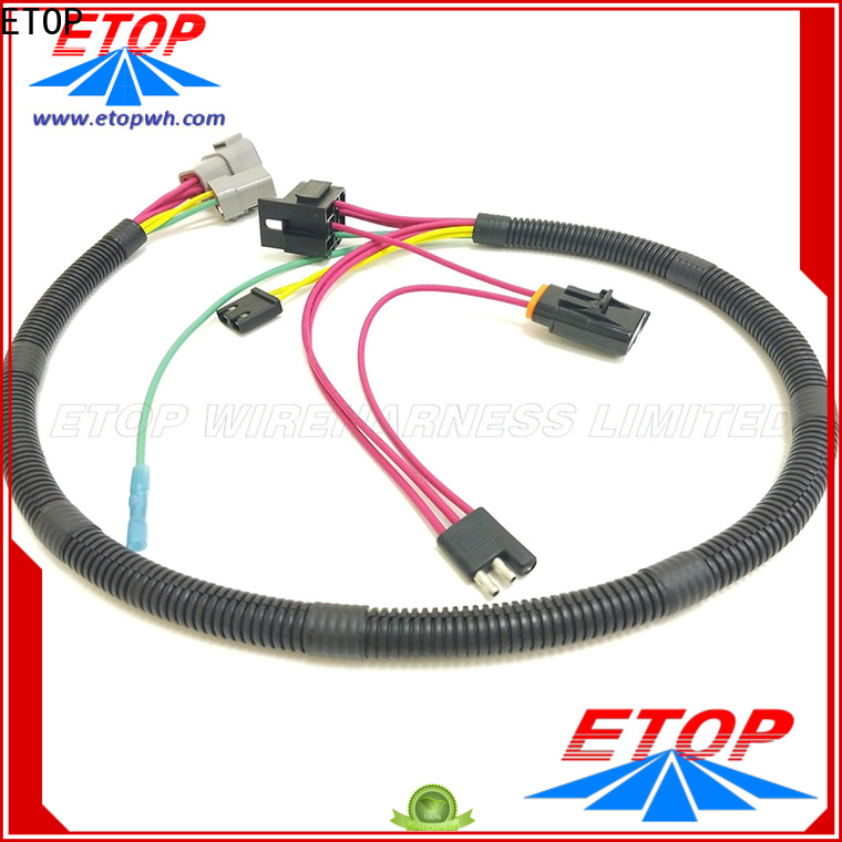 ETOP durable custom wiring harness suitable for global automotive industry
