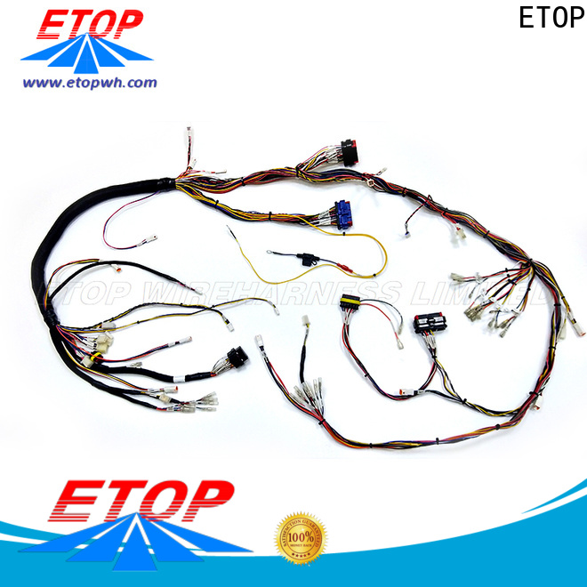 ETOP customized cable assembly manufacturers automotive supplier industry