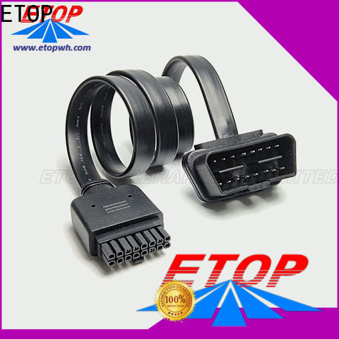 ETOP durable diagnostic connectors very useful for car diagnostic system