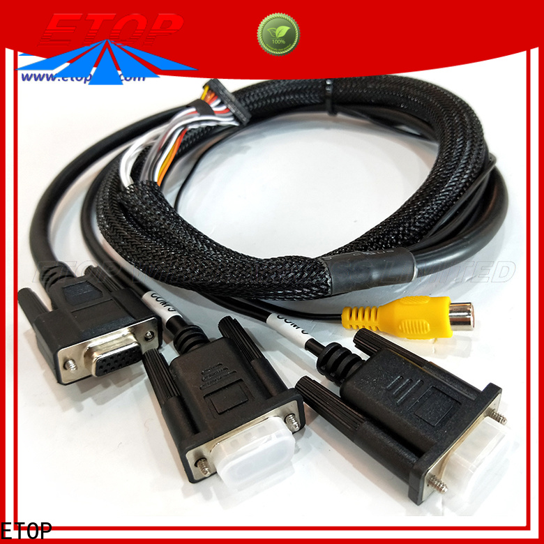 ETOP customized molded cable assemblies excellent for medical equipment