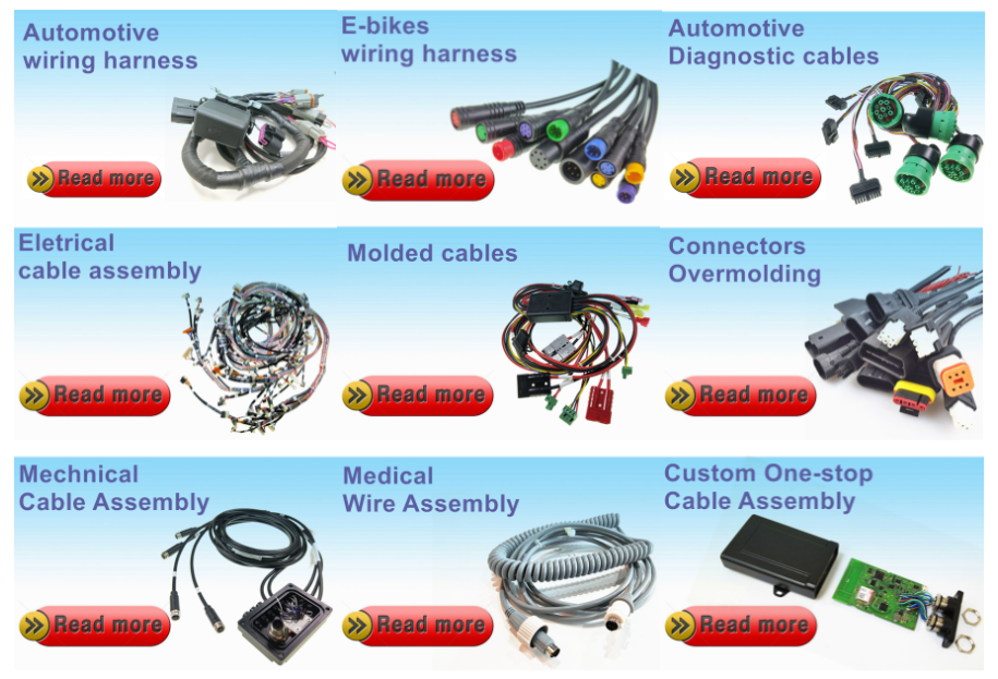 Custom Automobile Wire Harness And Cable Assemblies Etop