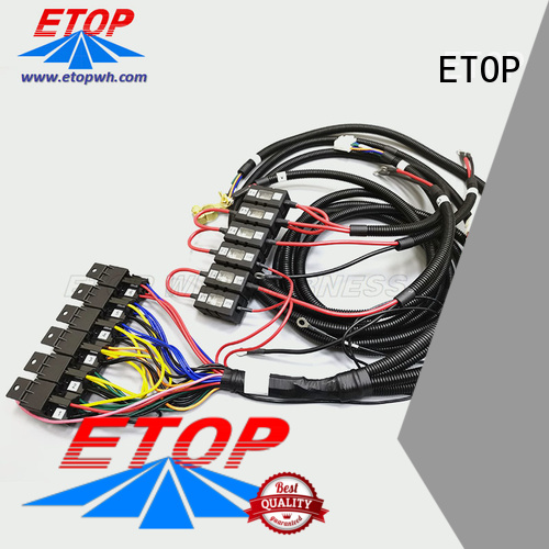 ETOP good quality custom auto wiring harness popular for motor industry