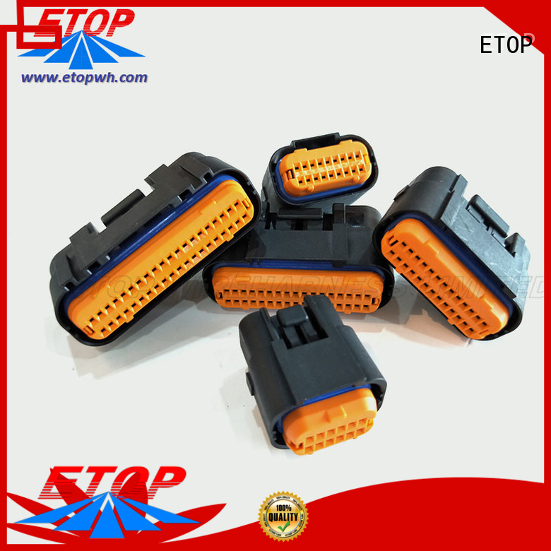 ETOP custom connector widely applied for car industry