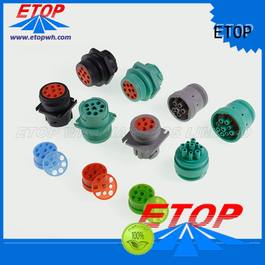 ETOP obd connector widely employed for truck diagnostic system