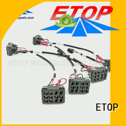 ETOP custom wire harness indispensable for game machine manufacturer