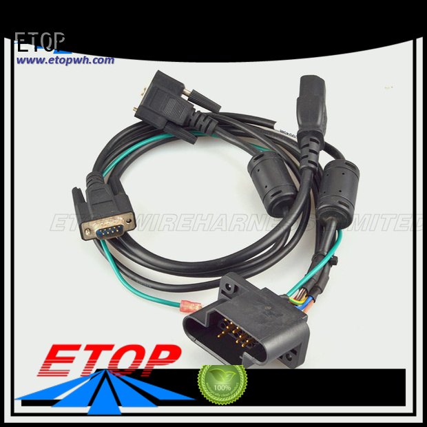 ETOP custom wire assemblies widely employed for