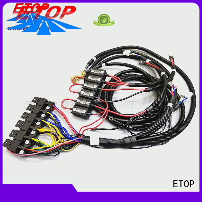 ETOP customized cable assembly manufacturers popular for motor industry