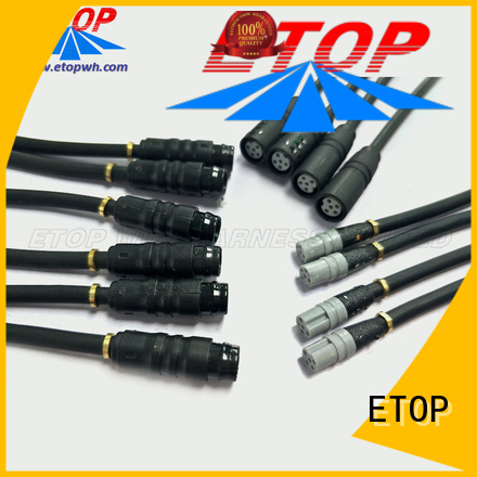ETOP waterproof cable assembly popular for automobile