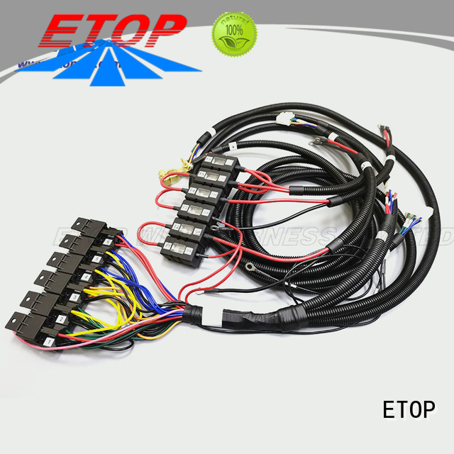 ETOP customized vehicle wire harness optimal for automotive companies