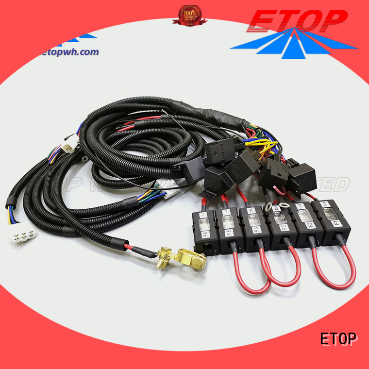 ETOP custom auto wiring harness optimal for car industry