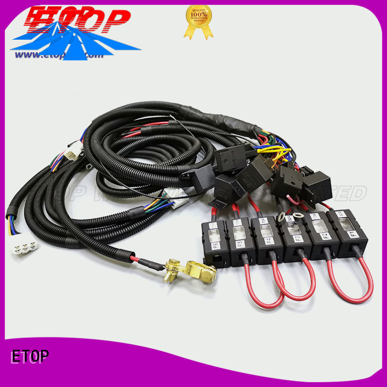 ETOP custom auto wiring harness great for automotive industry