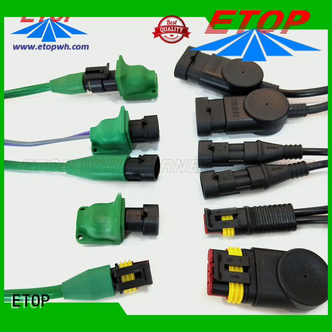 ETOP overmolded connectors ideal for automotive companies