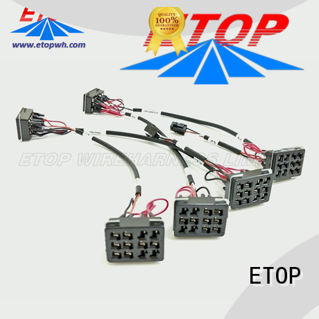 ETOP professional custom wire assemblies suitable for game machine