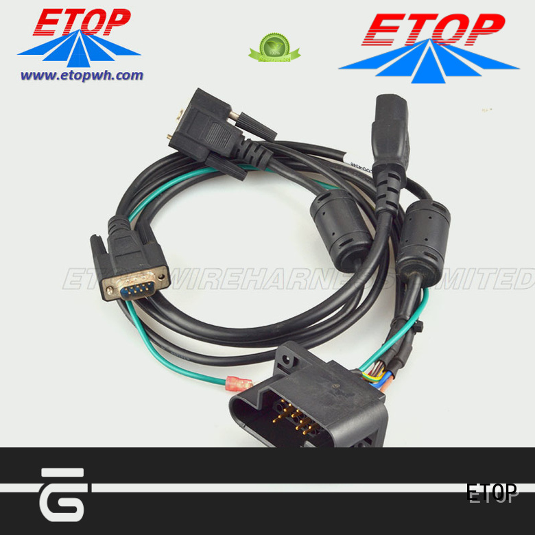 ETOP wire harness widely employed for game machine manufacturer