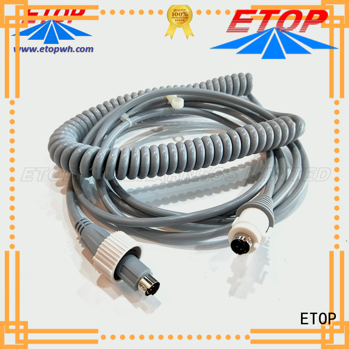 ETOP molded cable assemblies very useful for medical machine