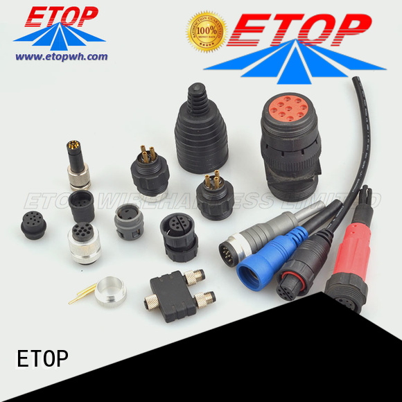 ETOP good quality overmolded connectors widely used for motor industry