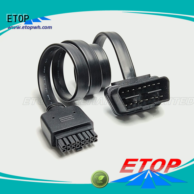 ETOP hot selling vehicle diagnostic cables indispensable for cars