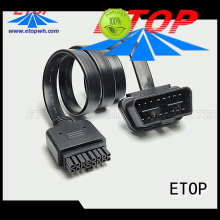 ETOP high performance vehicle diagnostic cables very useful for truck diagnostic system