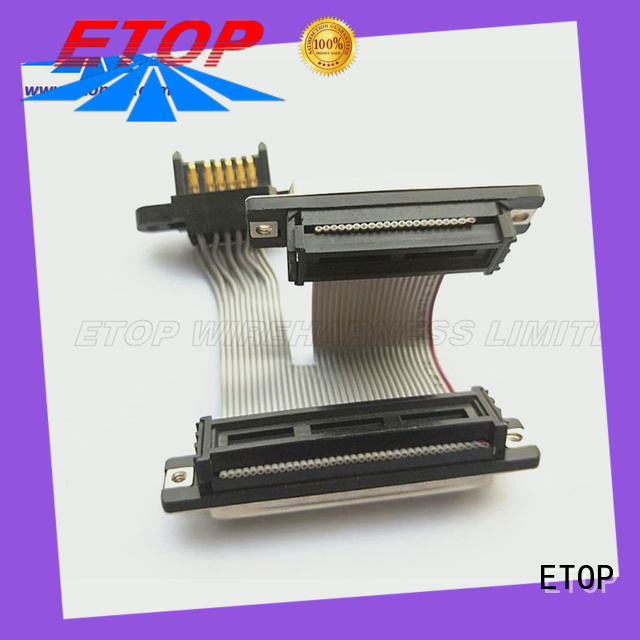 ETOP custom cable assemblies popular for game machine