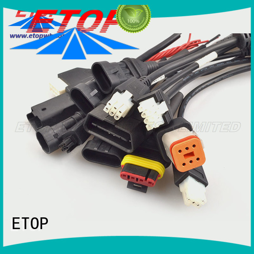 ETOP overmolded connectors widely applied for automotive market