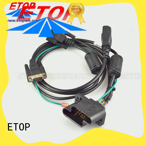 ETOP custom wire assemblies very useful for game machine