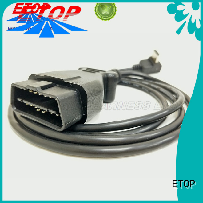 ETOP diagnostic connectors widely employed for truck diagnostic system