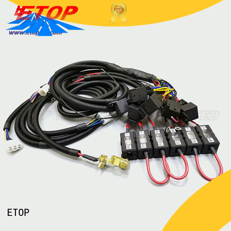 ETOP durable custom auto wiring harness auto industry