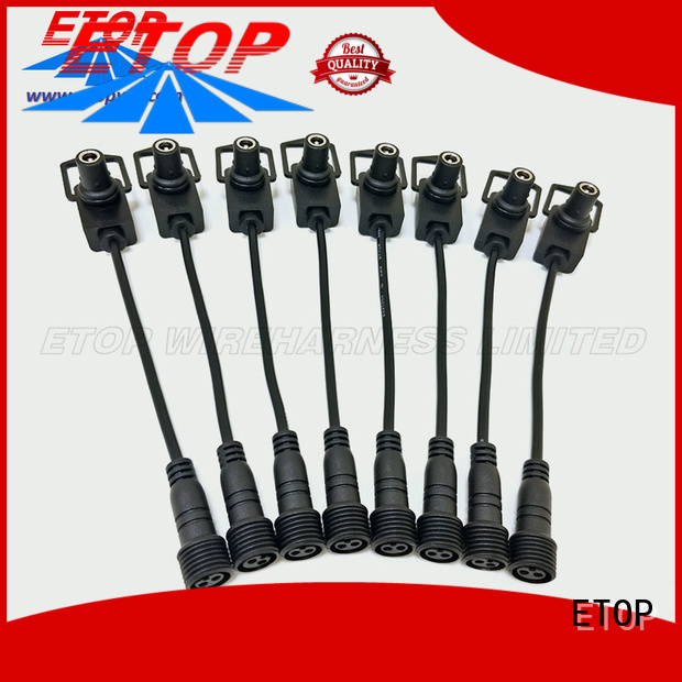 ETOP professional waterproof cable assembly widely employed for global automotive market