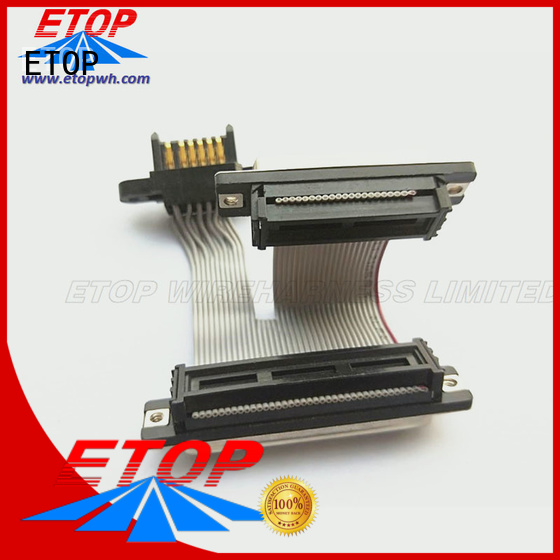 ETOP custom cable assemblies very useful for game machine