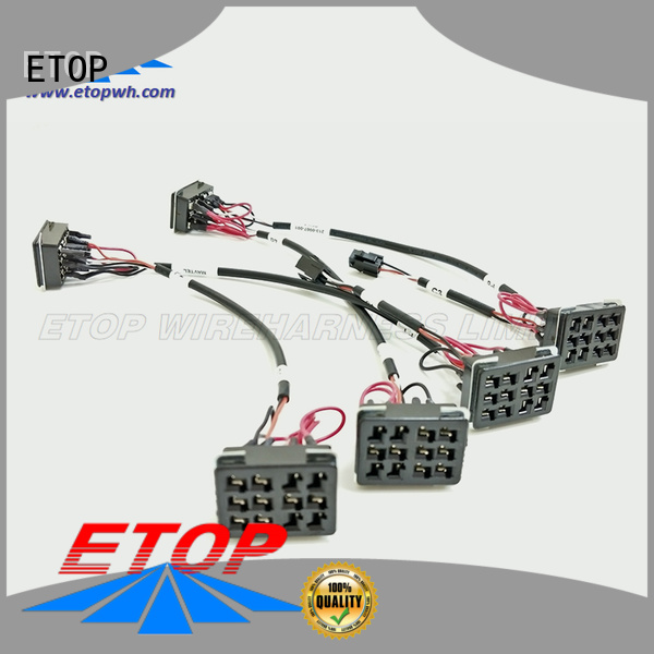 ETOP high grade custom wire harness suitable for