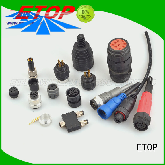ETOP durable overmolded connectors widely used for auto industry